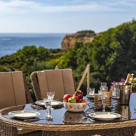 Vale De Lapa, Amazing Sea Views, Heated Swimming Pool, Jacuzzi, Ac - Stunning House Villa Carvoeiro (Lagoa)